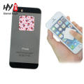 Back silicone surface microfiber phone screen sticker cleaner